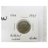 1937 USA Buffalo/Indian Penny