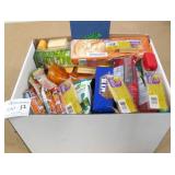 Box Lot of Sealed Past 2017 BB Dates Food