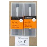 2 Moleskine Click Pencils