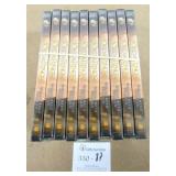 10 Sealed Lord of The Rings DVDs