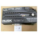 Rusk CTC STR8 Ceramic Iron ~ Damaged Box