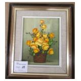 Framed & Signed Oil on Board 16"x14"