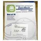 Box of 10 DuraMask Valved Particulate Respirators
