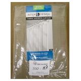 InterDesign York Fabric Shower Curtain
