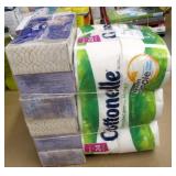 Cottonelle 12 Double Roll & Kleenex 3 Ply Tissues