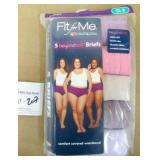 FOTL Fit For Me Ladies Size 9 Briefs Underwear
