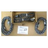 4 Apple Charger Cords - 2-3ft , 1-6ft & 1-10ft