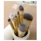 Matto 10 Pc Make Up Brush Set & Case