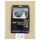 Fosman 3x1 HDMI Pigtail Switch