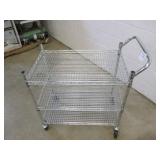 Stainless Steel 3 Level Cart On Wheels
