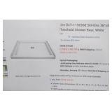 Dreamline 36"x36" Single Threshold Shower Base