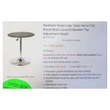 Modern Bar/Pub Table ~ Round Black