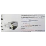 Carlson Compact & Foldable Secure Dog Crate