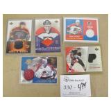 5 Jersey Hockey Cards