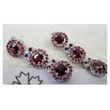 2.58ct Ruby/Garnet/Sapphire Earrings MSRP $520