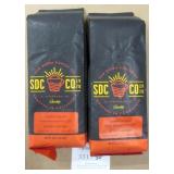 2 1lb Bgs SDC Co. Carmel Flavored Coffee Beans