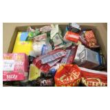 Box Lot of Sealed Past 2017 BB Date Foods