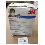 Box of 10 3M Particulate Respirators