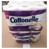 2 Pks of 12 Double Rolls Cottonelle Toilet Paper