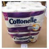 2 Pks of 12 Double Rolls Cottonelle Toilet Paper