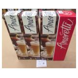 4 - 750ML Amoretti Syrups Past BB Date