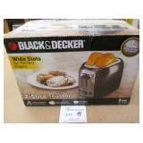 Black & Decker Wide Slot 2 Slice Toaster