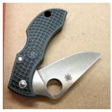 Spyderco Mini Folding Pocket Knife
