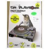 Cat Playhouse Cardboard Scratch Pad