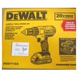 Dewalt DCD771C2 Compact Drill/Driver Kit