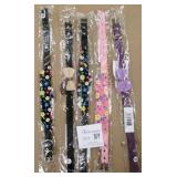 5 New Pet Collars Size M