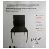 2 Vegas-Modern Dining Chairs