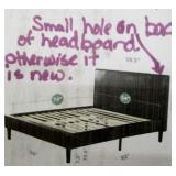 Zinus Deluxe Faux Leather Full Size Platform Bed