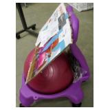 Gaiam Yoga For Kids Balance Ball Chair System