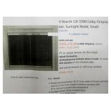 Hearth Colby Fireplace Glass Door ~Sunlight Nickel