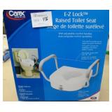 Carex E-Z Lock Raised Toilet Seat