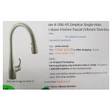 Kohler Simplice Single Hole Pull Down Faucet