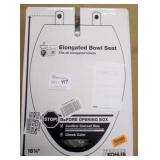 Kohler Elongated Toilet Bowl Seat Grey