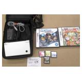 Working Nintendo DSi, 6 Games, Charger & Case