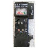 Battery & Bulb 3 in 1 Tester