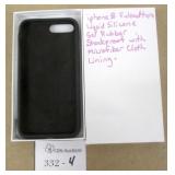 iPhone 8 Silicone Cloth Lined Case