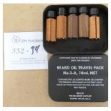 Beard Oil Travel Pack