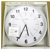 Kiera Grace 12" Silent/Non Ticking Wall Clock