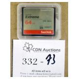 SanDisc Extreme 64GB CompactFlash Memory Card