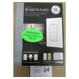 GE In-Wall Add On Switch