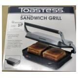 Toastess Stainless Steel Sandwich Grill