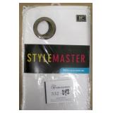 Stylemaster Faux Silk Grommet Panel 84"