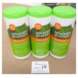 3 Seventh Generation Botanical Disinfectant Wipes