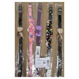 5 New Size M Dog Collars