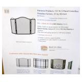 Panacea Panel Camelback Fireplace Screen 31x48"