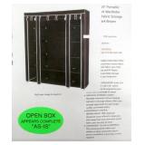 Songmics 59" Portable Clothes Closet Wardrobe